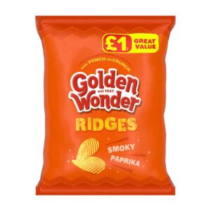 Golden Wonder Ridges Smoky Paprika 57g PM &pound;1 x 18