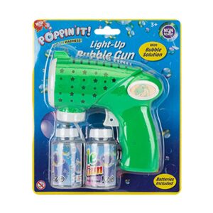 Bubble Gun Light Up & Battery Operated x 10