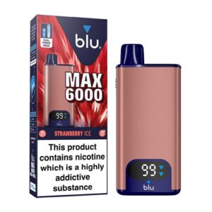 Blu Max 6000 Kit Strawberry Ice 20mg - 12ml