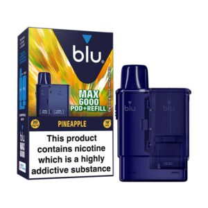 Blu Max 6000 Pod Pineapple 20mg - 12ml